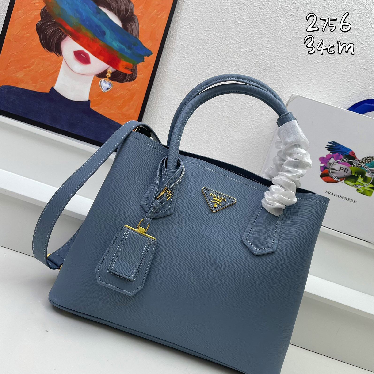 Pra*a top handle bags